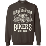 Husband & Wife Biker For Life Couple