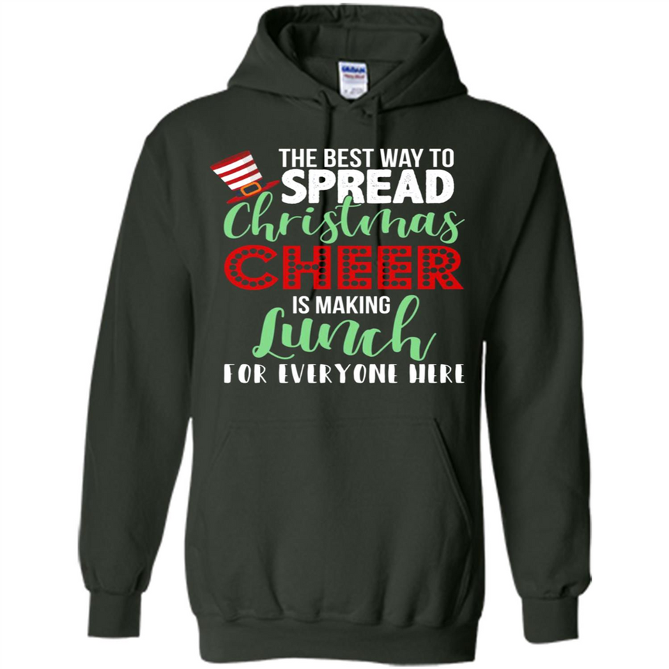Spread Christmas Cheer Lunch Family Xmas Gift Ls - Hoodie