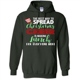Spread Christmas Cheer Lunch Family Xmas Gift Ls - Hoodie