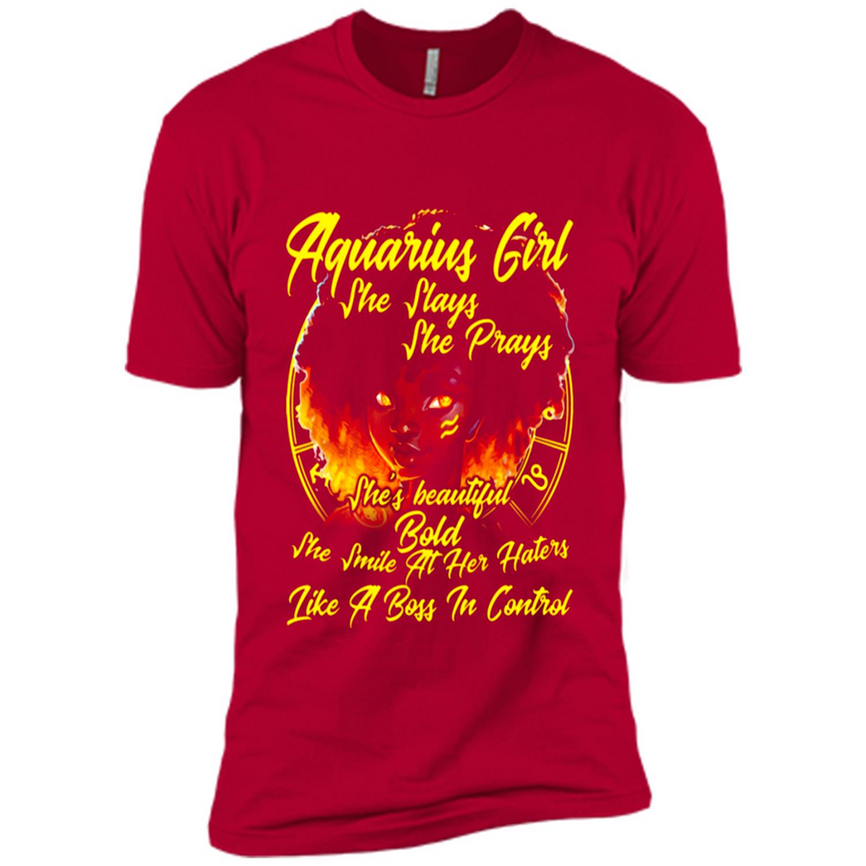 Aquarius Girl She Slays She Prays Zodiac Sign PINGPONG