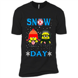 Snow Day Shirt For Boston Red Sox Vs Minion Fans pingpong