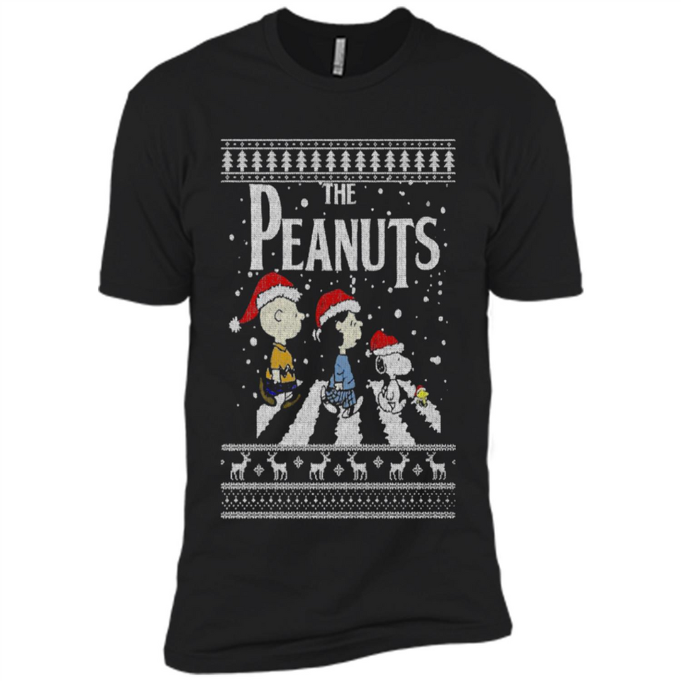 Snoopy Peanuts Ugly Christmas - Premium Short Sleeve T-Shirt