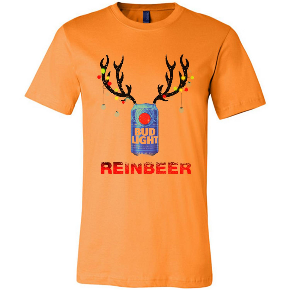 Bud light reinbeer Christmas - Canvas Unisex T-Shirt