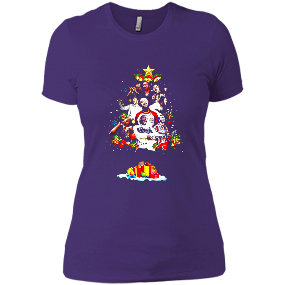 Christmas Post Noel Malone Tree shirt Gift For Christmas - Ladies' Boyfriend T-Shirt