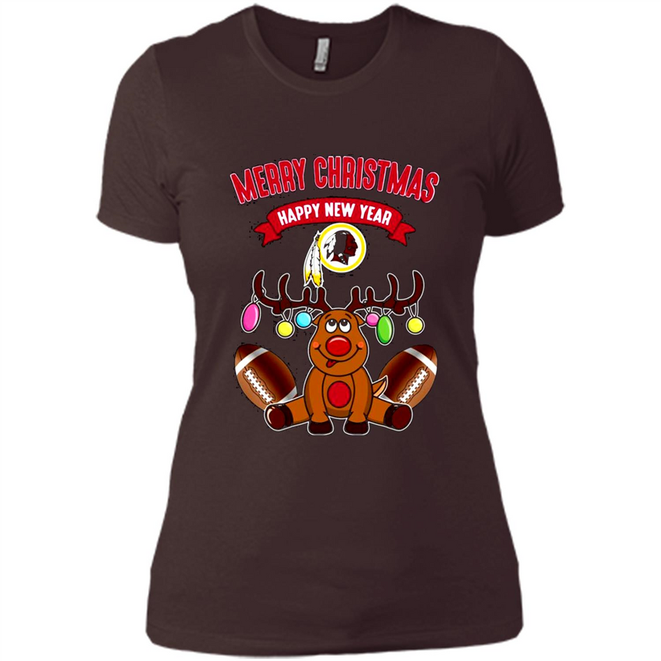 Washington Redskins NFL Reindeer Funny Merry Christmas And Happy New Year