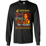 October Girl She Slays She Prays Beautiful Birthday PINGPONG