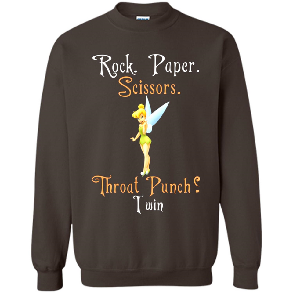 Tinker Bell Rock Paper Scissors Throat Punch I win PINGPONG