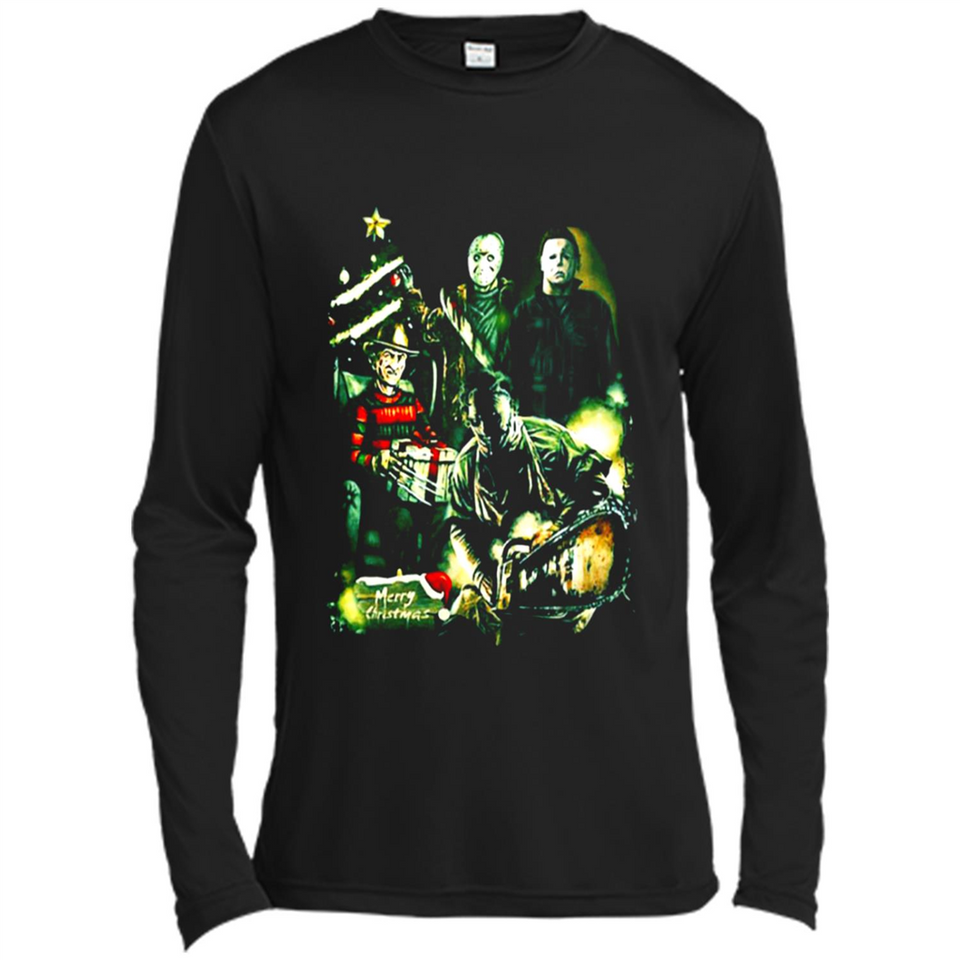 Merry Halloween Christmas Jason Michael Myers Leather Face Freddy PINGPONG
