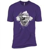 Chicago White Sox And Superman Fans - Premium Short Sleeve T-Shirt