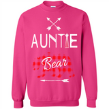 Aunt Shirt Buffalo Plaid Family Camp Bear Tee - Sweatshirt