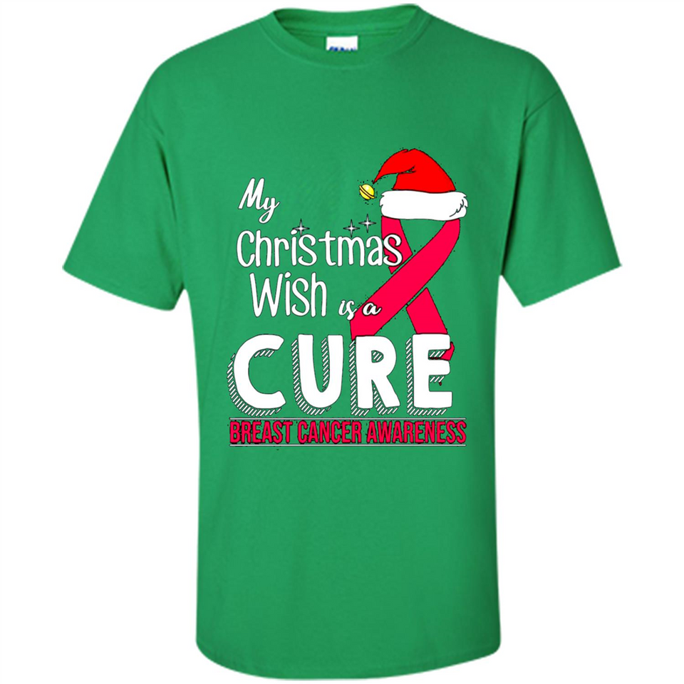 My Christmas Wish Is A Cure Breast Cancer Awareness sweater PINGPONG