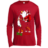 Merry Christmas Santa Claus With Big Dog sweater PINGPONG