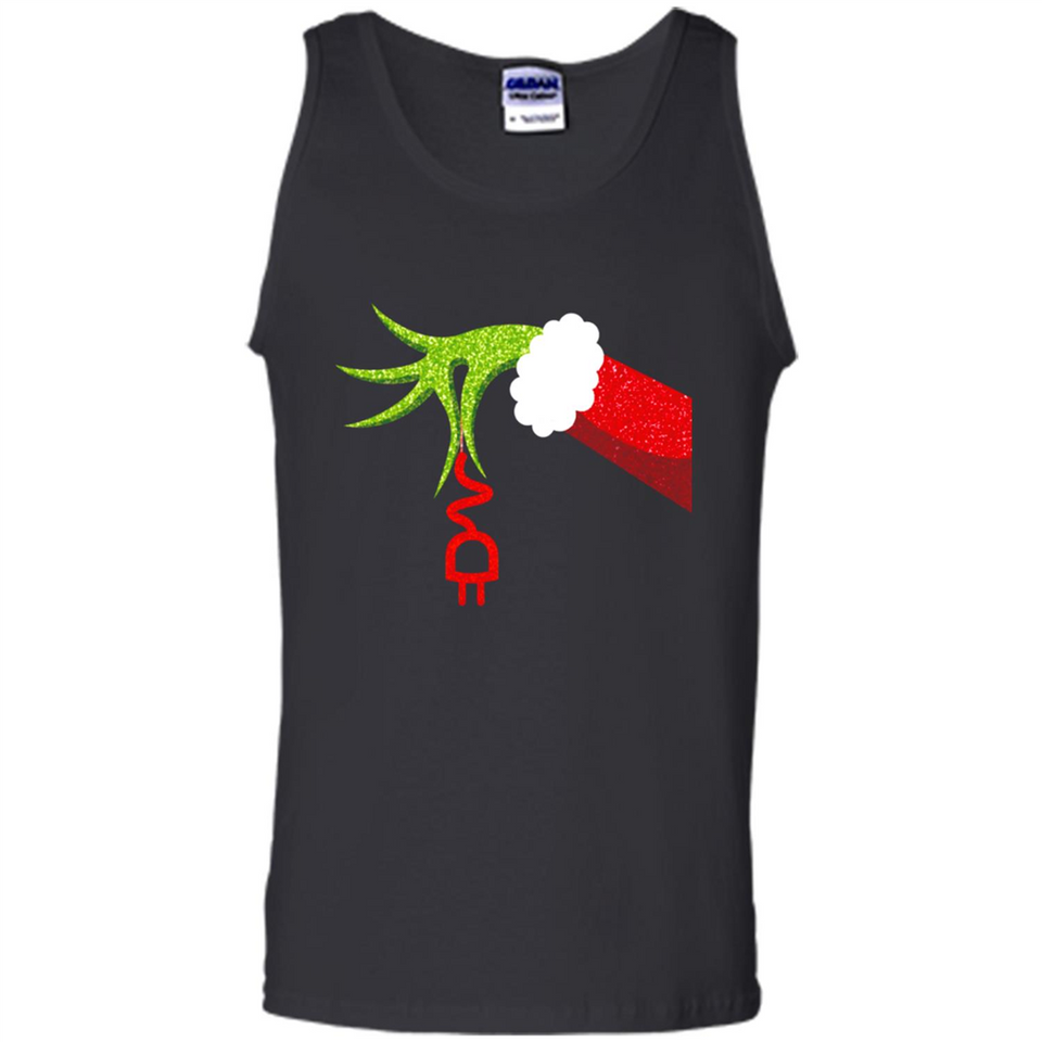 Funny Grinch Hand Holding Electrician Ornament Christmas PING PONG