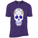 St. Louis Blues Hockey Sugar Skull Day of the Dead