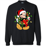 Disney Mickey Mouse Christmas Lights Sweatshirt - Sweatshirt