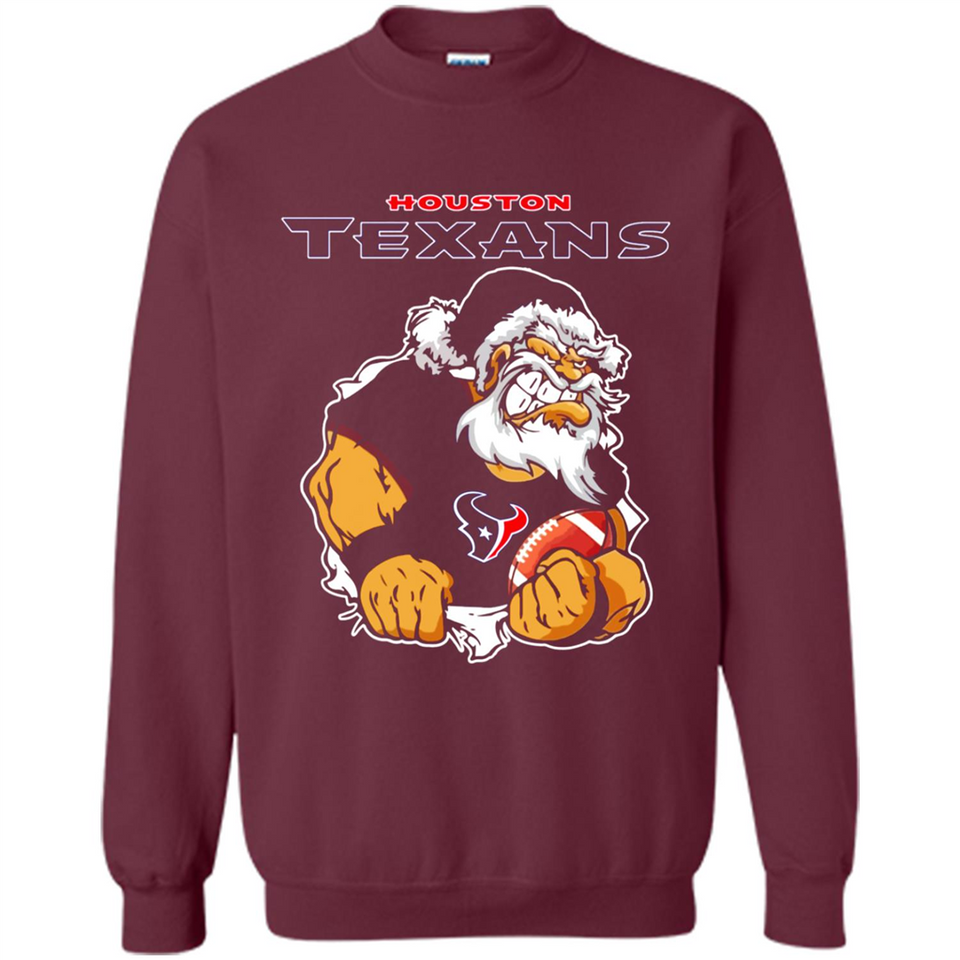 Grumpy Santa Claus Houston Texans Football Team PINGPONG