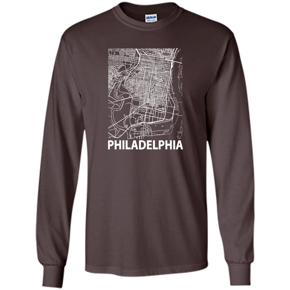 Philadelphia Pennsylvania City Map Souvenir