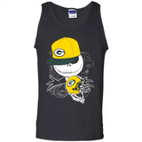 Jack Skellington The Nightmare Before Christmas-Packers Football - Tank Top
