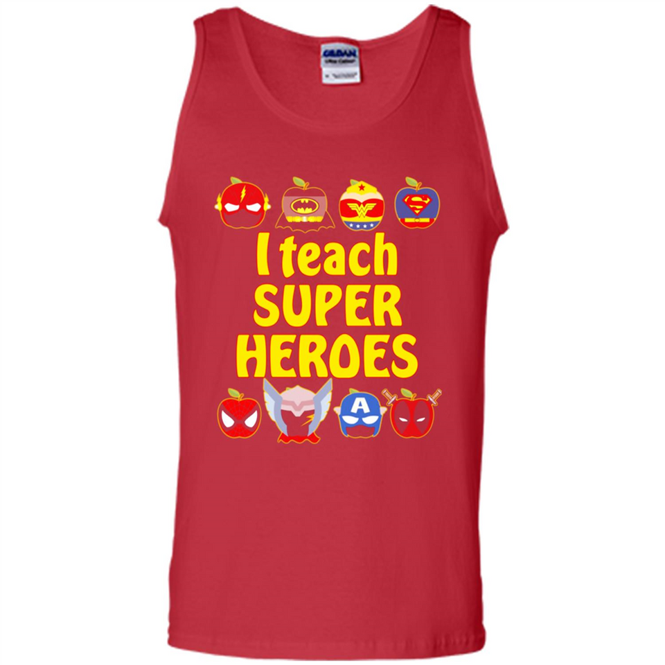 I Teach Super Heroes Funny Marvel - Tank Top
