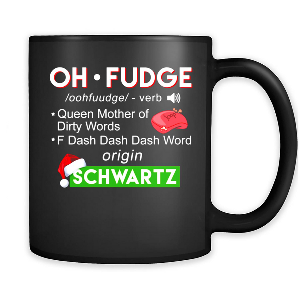 Fudge Definition Schwartz Funny Christmas PINGPONG