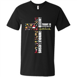 All I need today is a little bit of Hallmark and a whole lot of Jesus - Men's V-Neck