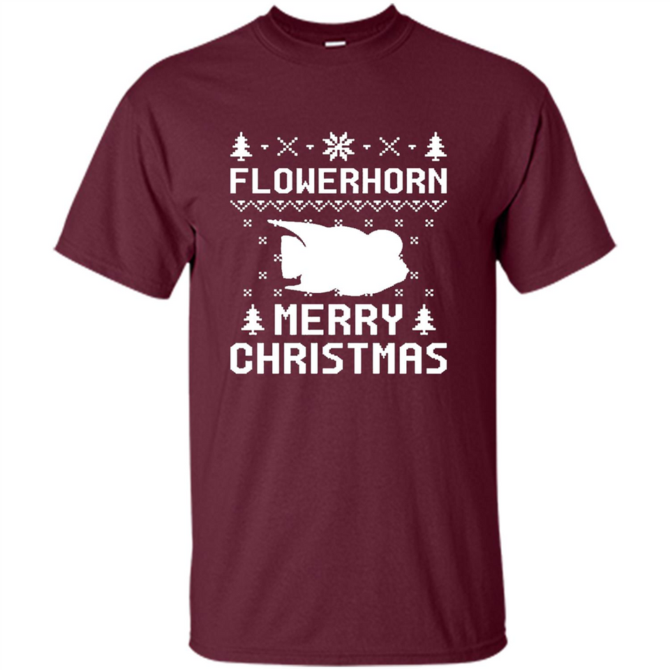 Flowerhorn Christmas T-shirt, Ugly Christmas Sweater - Shirt