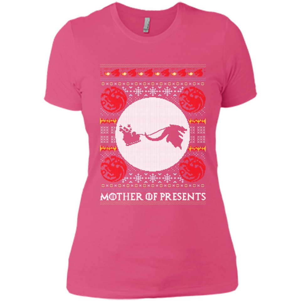 Mother Of Presents – Game of Thrones ugly christmas sweater - Ladies' Boyfriend T-Shirt