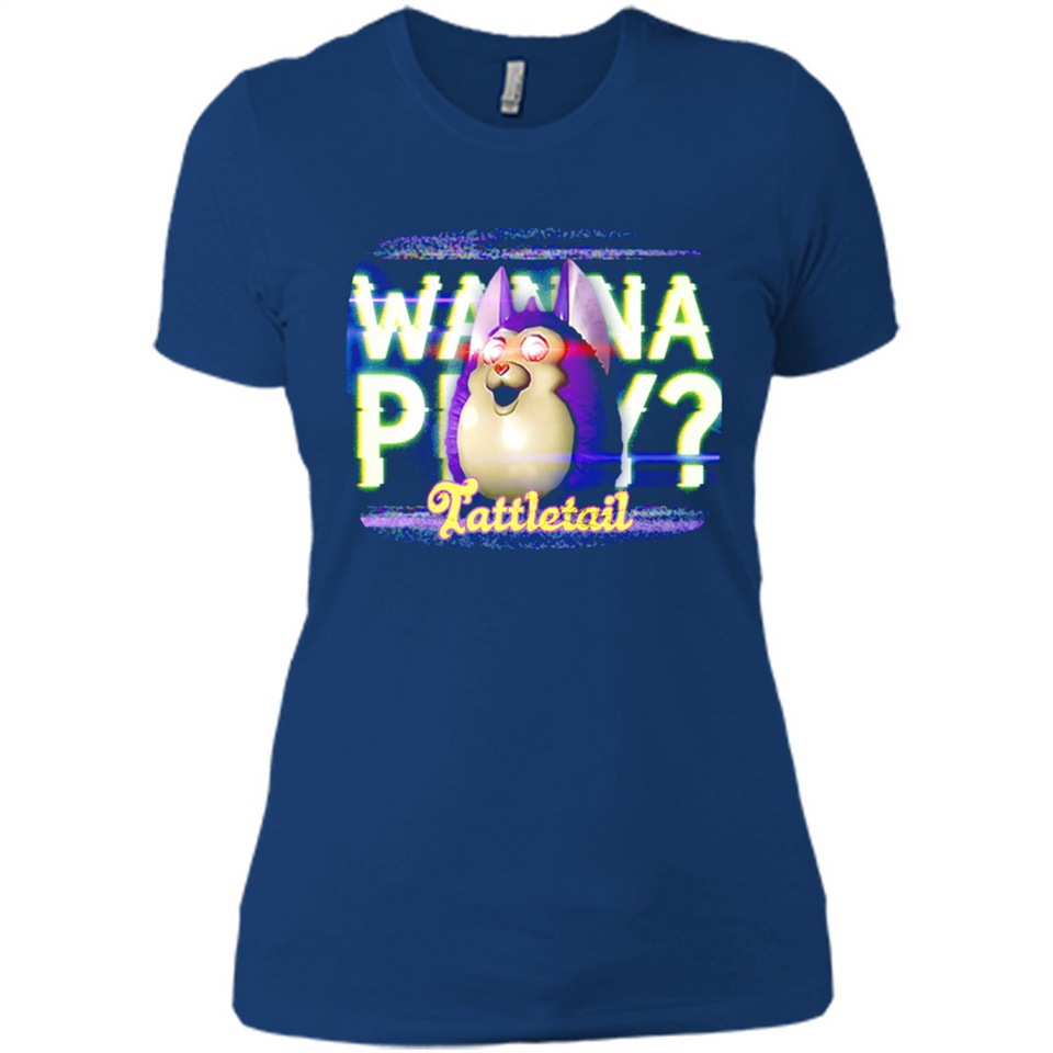Wanna Play Tattletail - Ladies' Boyfriend T-Shirt