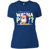 Wanna Play Tattletail - Ladies' Boyfriend T-Shirt