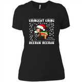 Amazing Dominick The Christmas Donkey-Italian Christmas Donkey - Ladies' Boyfriend T-Shirt