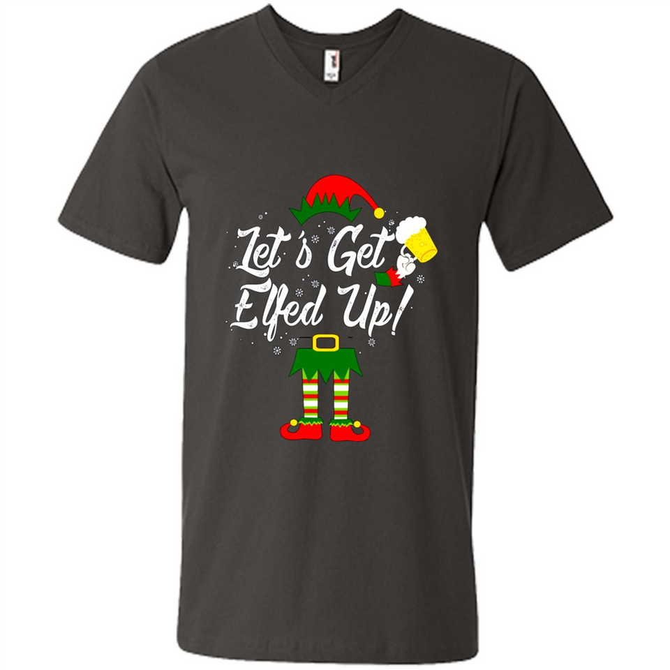 Let's Get Elfed Up Drinking Beer Christmas PINGPONG