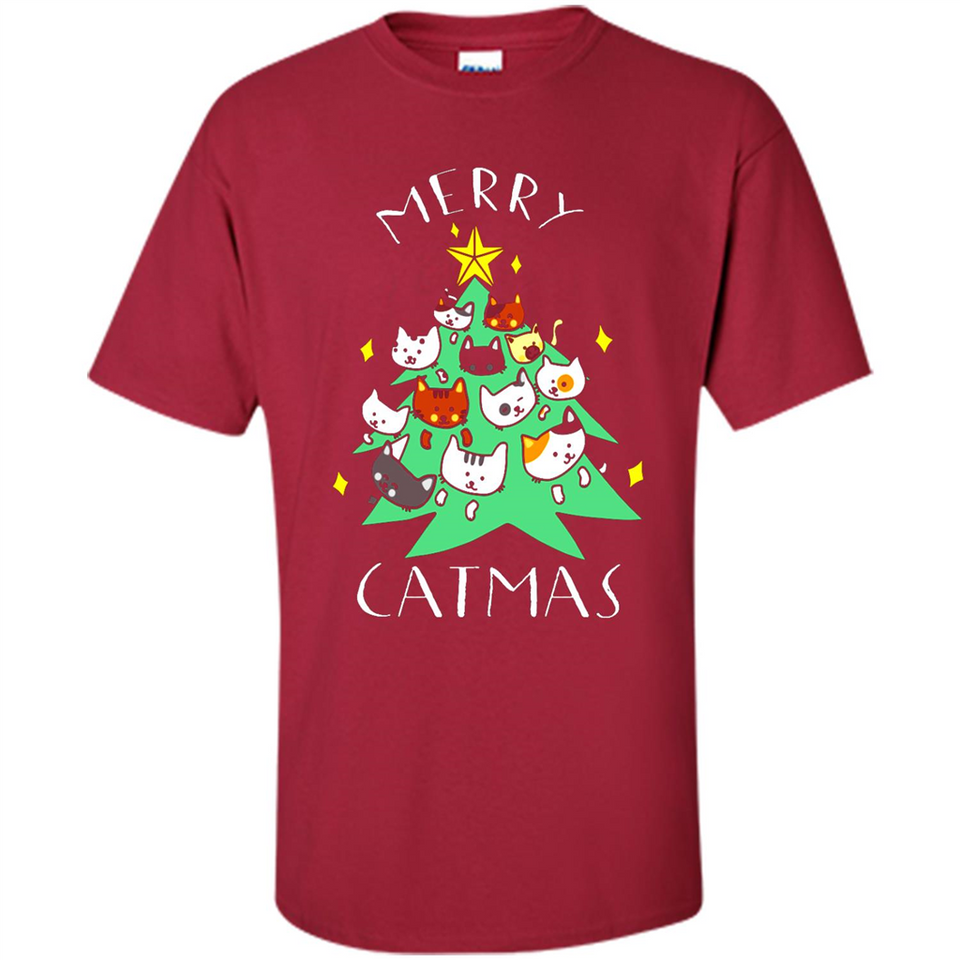 Merry Catmas Funny Cool Christmas Mug PINGPONG - Shirt