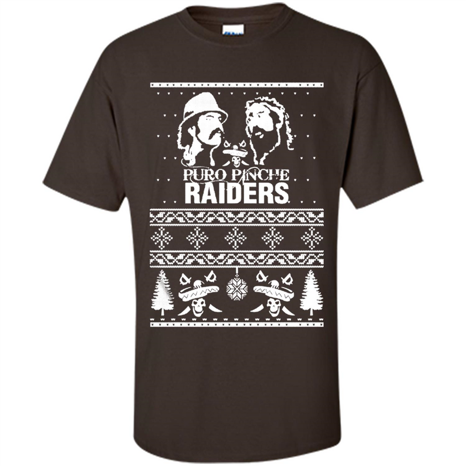 Puro Pinche Raiders Ugly Christmas Sweater - Shirt