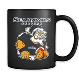 Grumpy Santa Claus Seahawks Seattle Football Team PINGPONG