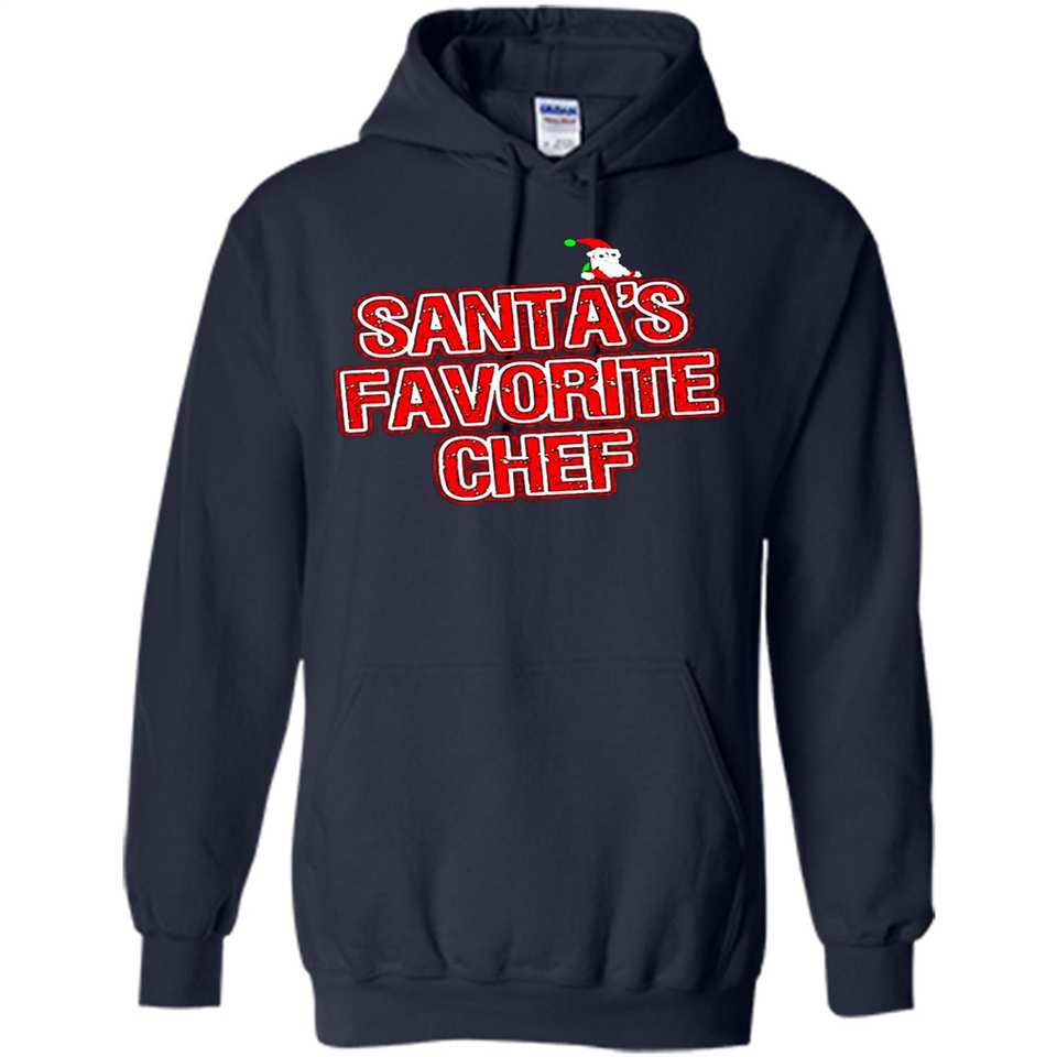Funny Christmas Clothes - Santas Favorite Chef - Hoodie