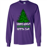 Looks Great Little Full Lotta Sap Funny Christmas PINGPONG