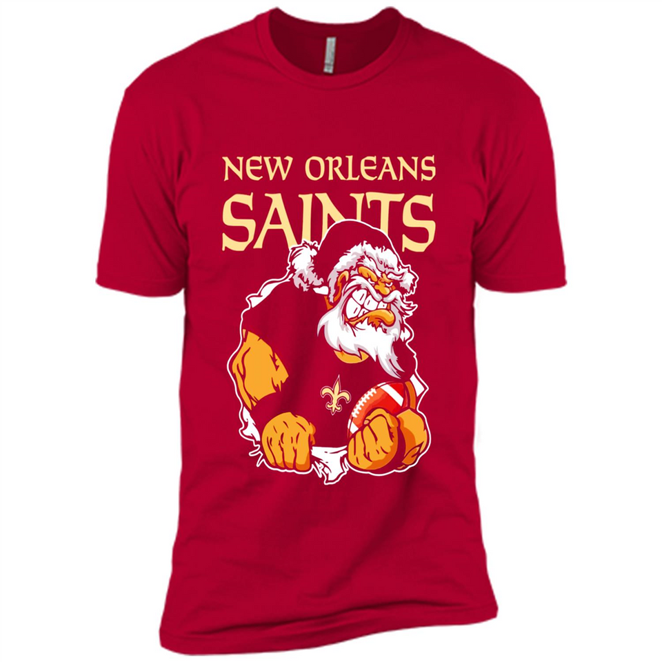Grumpy Santa Claus New Orleans Saints Football Team PINGPONG