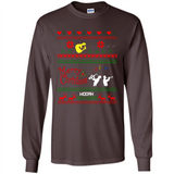 Music Ugly Christmas SweatShirt - Long Sleeve T-Shirt