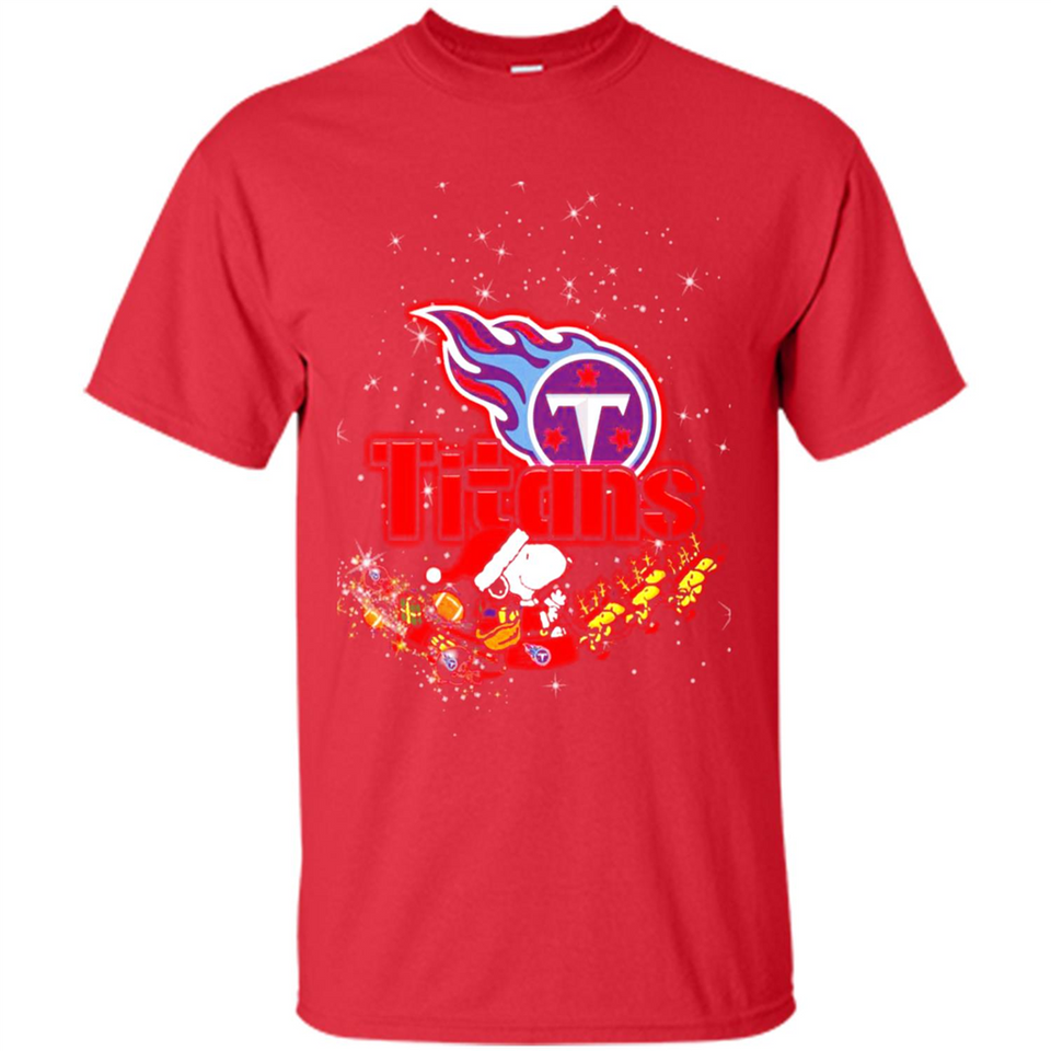 Snoopy Christmas Tennessee Titans - Shirt