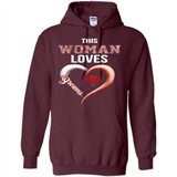 This Woman love Browns NFL football team - Hoodie
