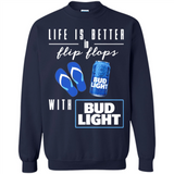 LIFE IS BETTER IN FLIP FLOPS WITH BUD LIGHT