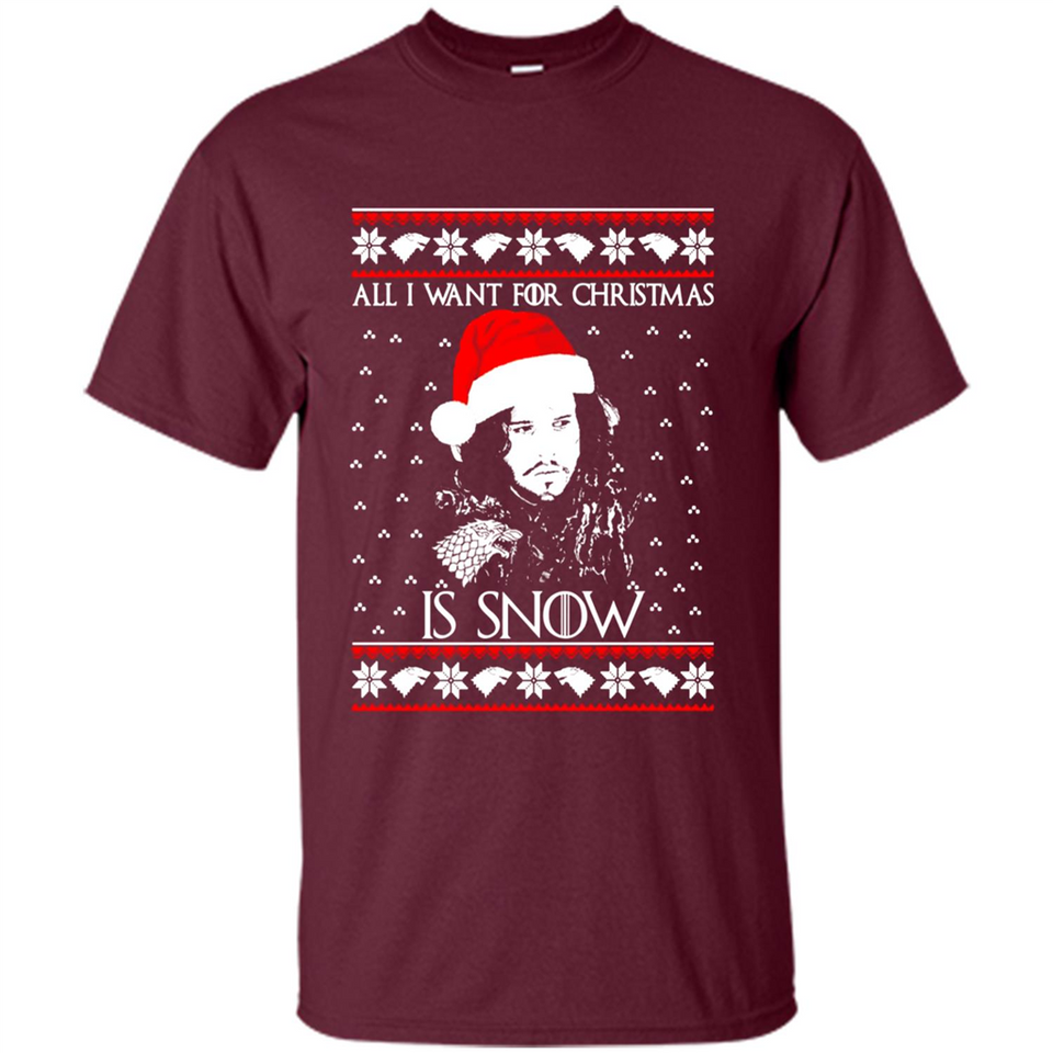 All I Want for Christmas is Snow ugly sweater PINGPONG