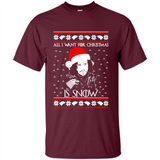 All I Want for Christmas is Snow ugly sweater PINGPONG