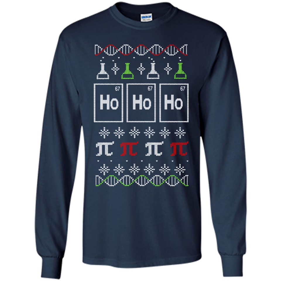 Scientific christmas ugly sweater - Long Sleeve T-Shirt