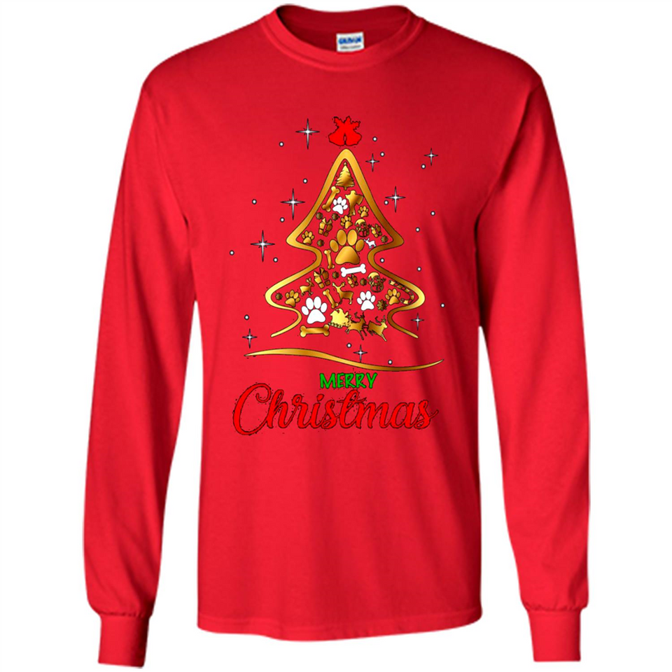Merry Christmas Dogs Christmas Tree sweater PINGPONG