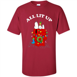 Peanuts By Schulz Snoopy Young Men_s Christmas SweatShirt - Shirt