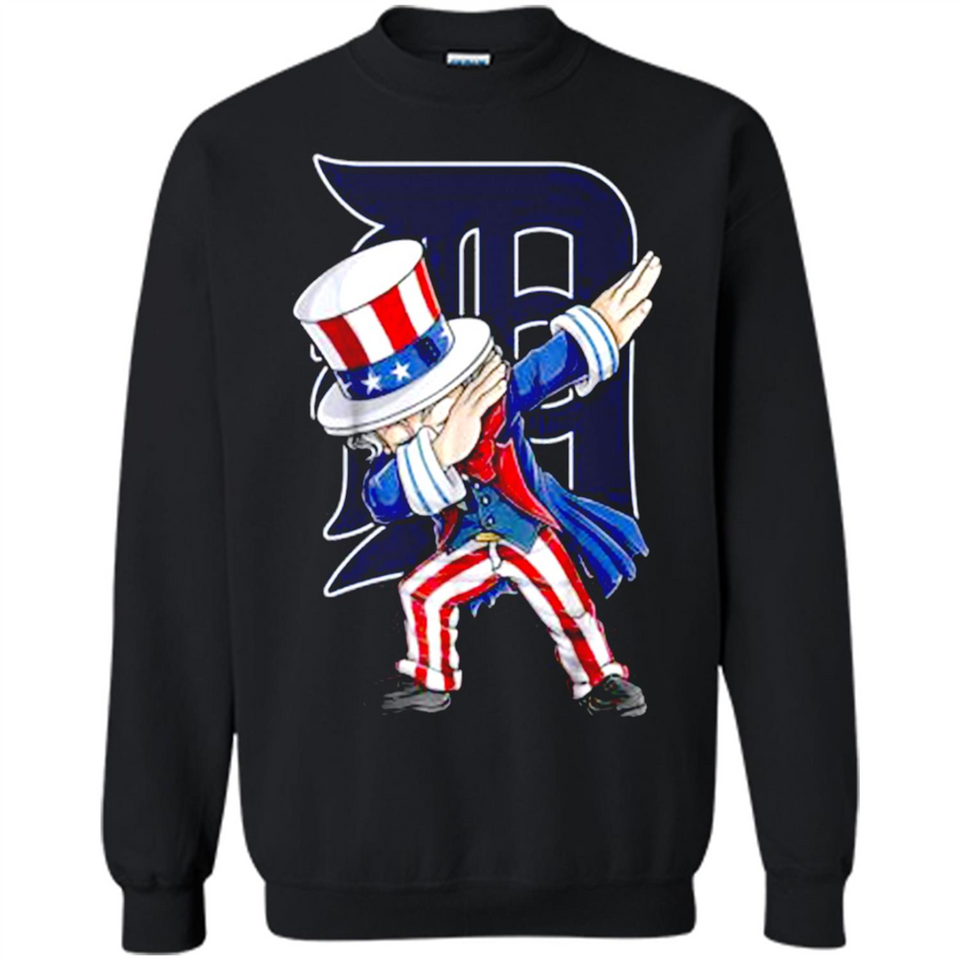 MLB DETROIT TIGERS UNCLE SAM DABBING INDEPENDENCE DAY