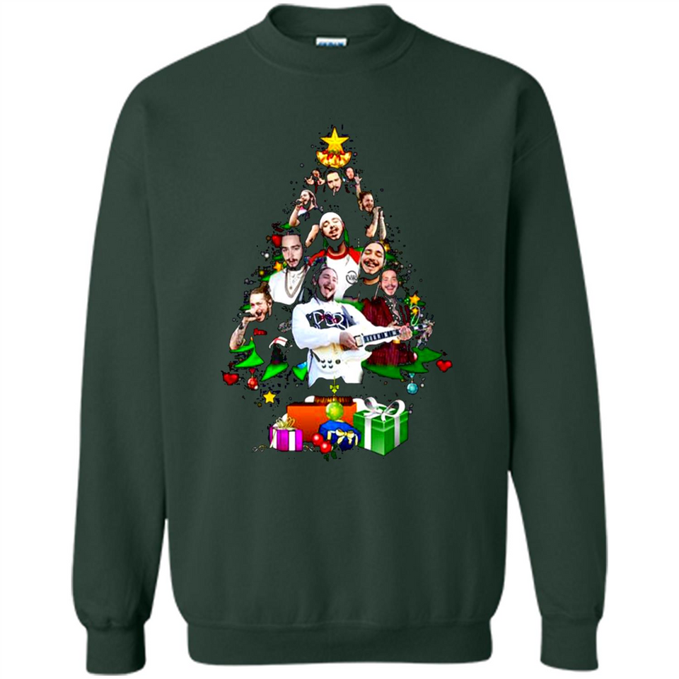 Post Malone Christmas Tree Sweater PINGPONG
