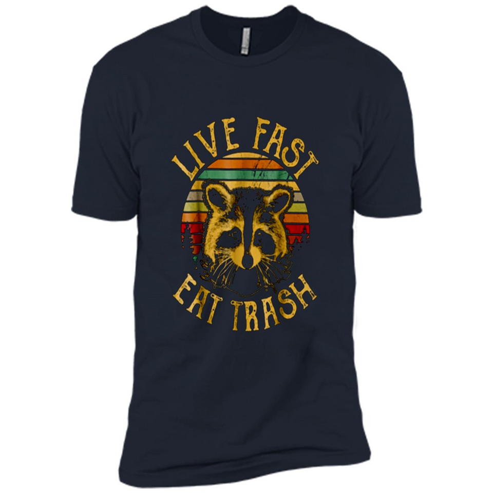 Live fast eat trash bear vintage camping PINGPONG