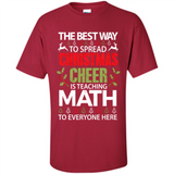 Math Teacher Christmas Shirt Christmas Cheer - Shirt